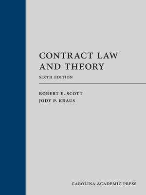 cover image of Contract Law and Theory